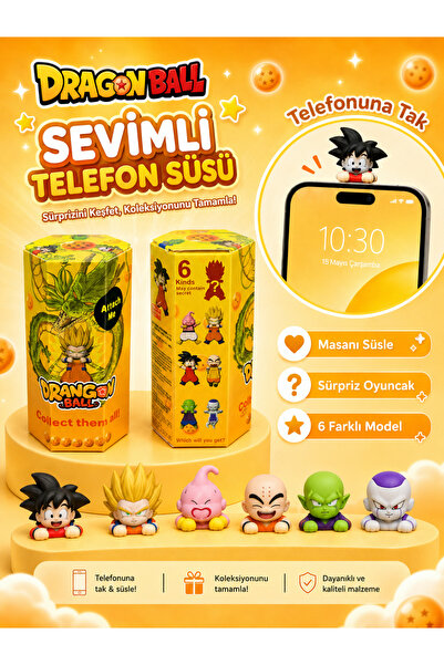 DEVU Dragon Ball Hippers Sürpriz Oyuncak Telefon Süsü Dekoratif Mini Figür – ...