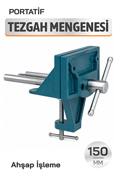 Badem10 Eurostar HD31150 Portatif Ahşap İşleme Tezgah Mengenesi 150 mm