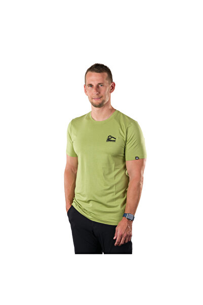 NORTHFINDER Tricou bărbați exterior Material moale Amestec bambus ROQUE, Verde