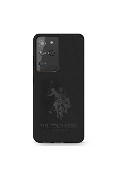 U.S. Polo Assn. Husă de silicon On Tone pentru Samsung Galaxy S21 Ultra - Negru