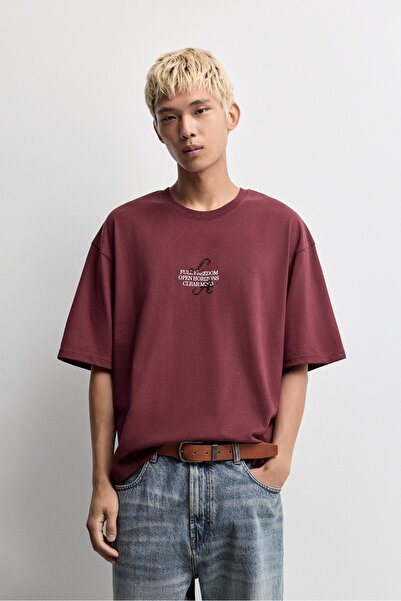 LEFTIES Baskılı t-shirt