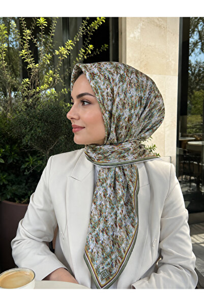 GL Glamor Desenli Softl Eşarp