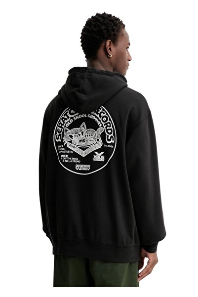 Vans Scratched Records Φούτερ VN000PA9BLK1 – Black - xl
