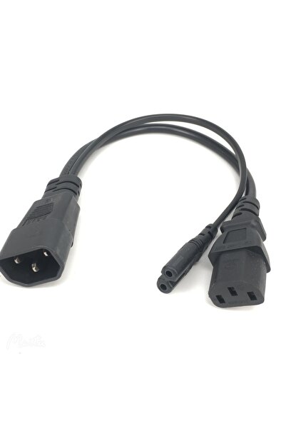 Choice Bolantedz IEC320 C14 To IEC320 C13 + C7 Y Power Cord Splitter Cable Ad...