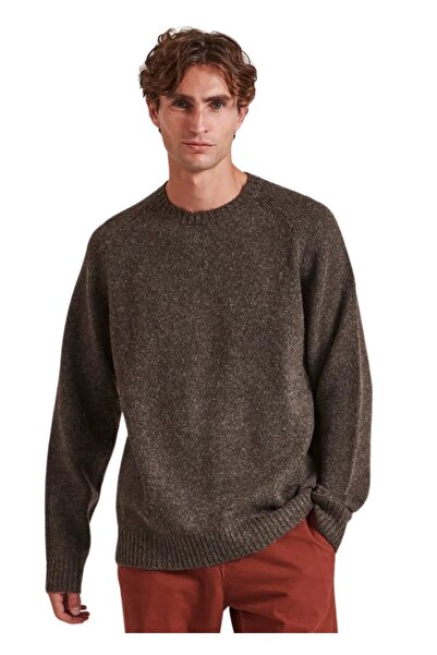 Funky Buddha Πλεκτή Μπλούζα FBM010-046-09 – Dk Brown - xl