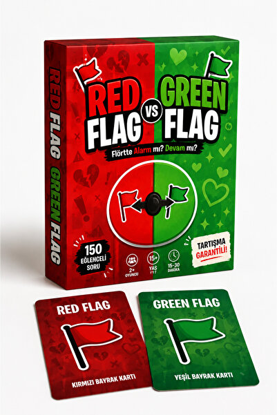 RKO RED FLAG vs GREEN FLAG Kart Oyunu | Flört, İlişki ve Arkadaş Ortamı İçin ...