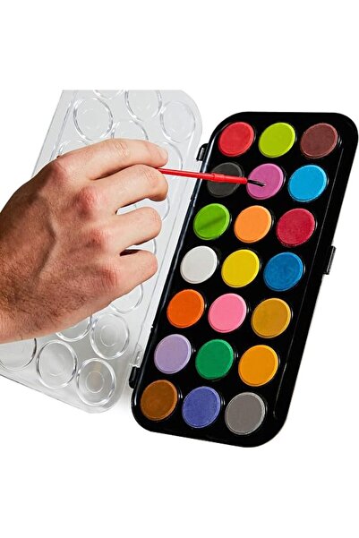 ADAB Watercolor Paint Set, 21 Colors Portable Art Kit with Brush for Kids & A...