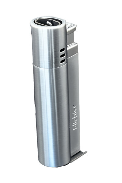 İlighter I Lighter Çift Torch Pürmüz Gümüş Puro Çakmağı