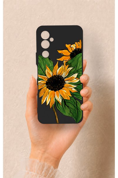 Vip Case Tecno Pova Neo 2 Compatible Silicone Case with Sunflower Pattern