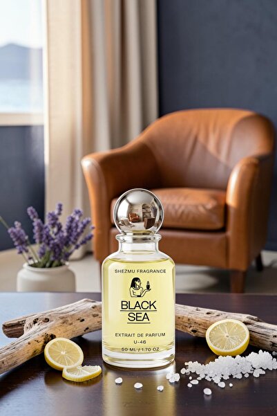 Shezmu Fragrance Black Sea Unisex Extrait de Parfum – Tuzlu, Deniz Esintili v...