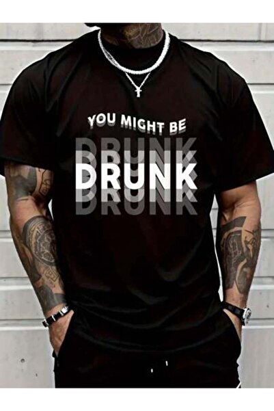 9JY 100% Cotton Funny Drinking Humor You Might Be Drunk T-Shirt Women's Men G...