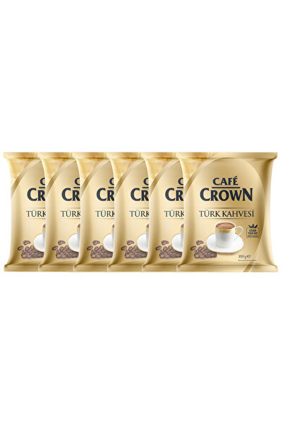 Cafe Crown Türk Kahvesi 100 gr 6'lı Paket