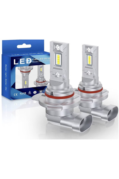Ruan Set de 2 becuri LED auto W HiR2 (9012) 120W cu 15000Lm 12V lumină albă r...
