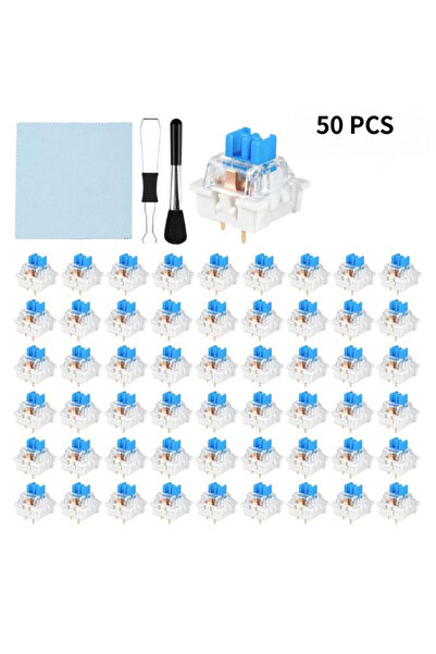 Choice1 Cyan Blue Clicky Keyboard 3PIN Switches For DIY 3D Printer Keyboard S...