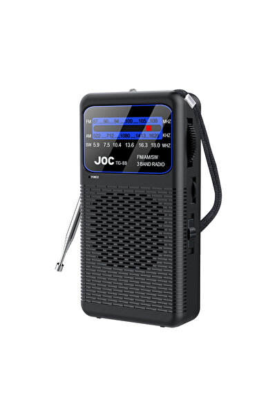 Choice راديو محمول TG-88 يعمل على موجات AM وFM وSW، راديو يعمل بالبطارية مع إ...