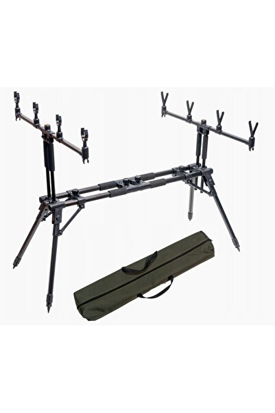 flamesan Stație de pescuit la crap, suport rod pod pentru fundul râului, 5 la...