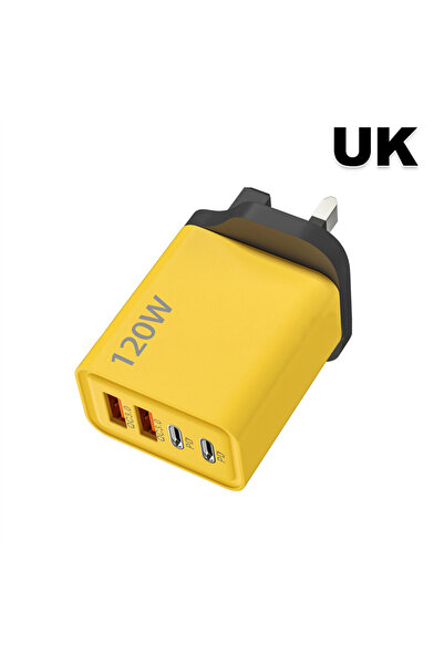 Choice شاحن USB-C بقوة 120 واط و4 منافذ من النوع C للشحن السريع PD3.0، محول ش...