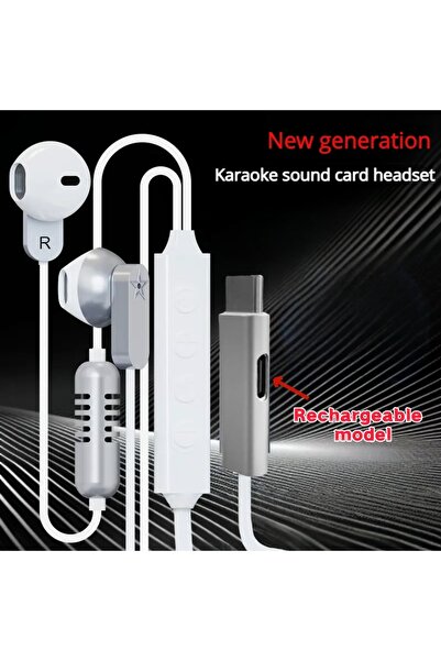Choice T-00010 سماعات رأس مع بطاقة صوت ذات 10 مستويات للصدى، للبث المباشر، ال...