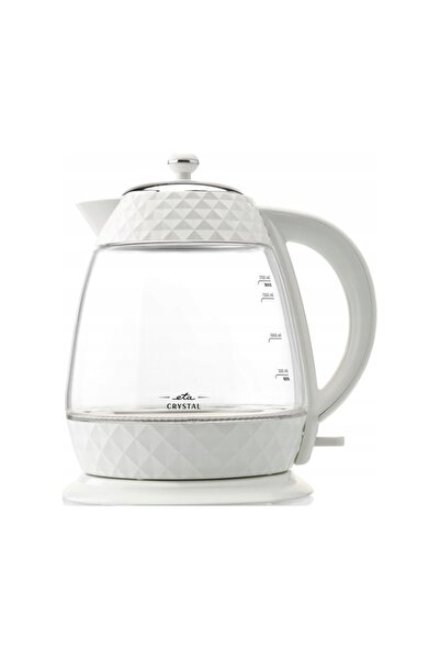 EtarnalStore Fierbător electric, Sticlă Eta Crystal 3154 90010 Alb 1.7L Strix