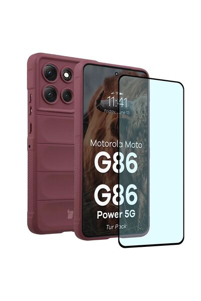 BizonMobile Bizon Κιτ Προστασίας 2 σε 1 για Motorola Moto G86 5G / G86 Power,...