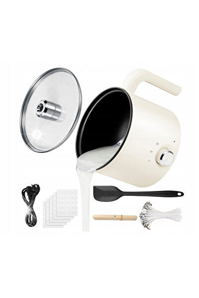 STARDAX Kit pentru fabricarea lumânărilor, aparat de topit ceară de 1.8L, vas...