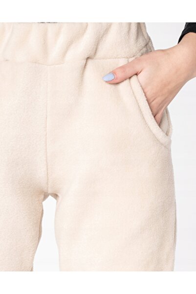 NO BRAND Pantaloni groși și călduroși din fleece pentru femei, pantaloni de t...