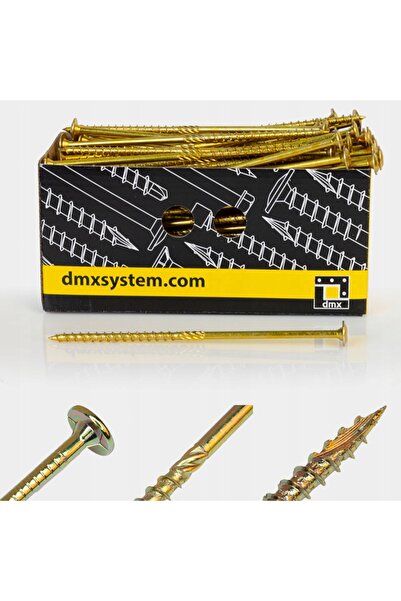 NO BRAND Șurubelnițe pentru lemn 6X200, șuruburi Torx cu cap plat pentru spăl...