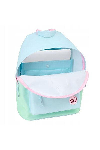 NO BRAND PEMBE the Pink Cat rucsac/geantă cu buzunar pentru laptop și telefon...