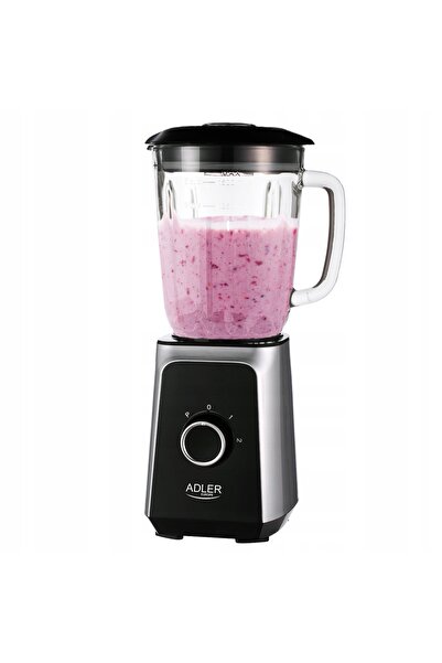 adler Blender cu vas de sticlă 1.5L 1000W Zdrobește gheața
