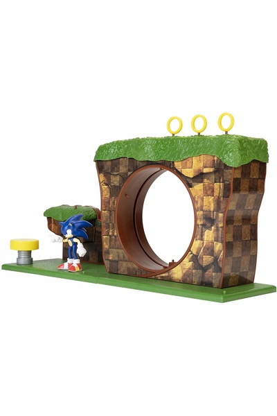 NO BRAND Sonic the Hedgehog Jakks Pacific Green Hill Set de acțiune + Figurin...