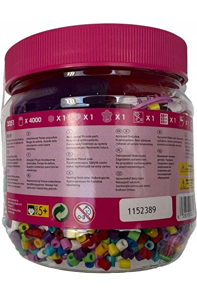 NO BRAND Mărgele de cristal DIY de 5 mm Aprox. 4000 bucăți + Farfurii