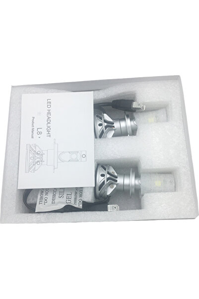 NO BRAND 2x Bec LED auto H4 12-24V 80W 6000K-7000K 950 Lm Alb
