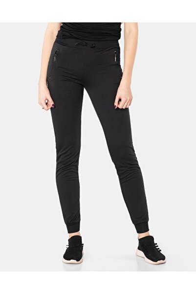 NO BRAND Pantaloni de trening sport pentru femei, cu bordură reiată 5128-01 xl