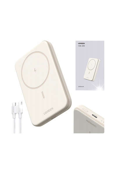 Ugreen Powerbank Magnetic 10000mAh USB-C pentru Telefon 15W