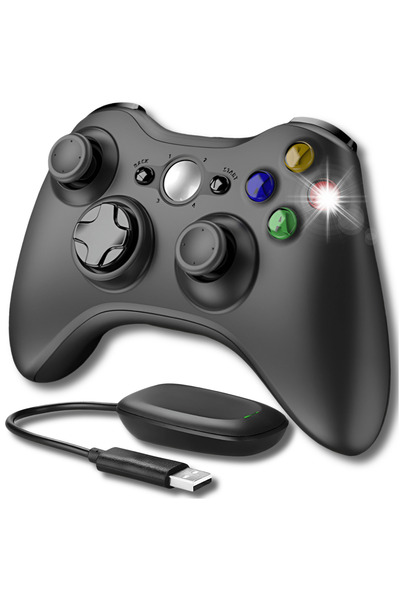NO BRAND Pentru controler wireless Xbox 360, gamepad PC, adaptor USB cu vibra...