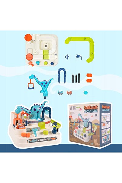 NO BRAND Set cadou interactiv și creativ cu pistă de roller coaster cu obstac...