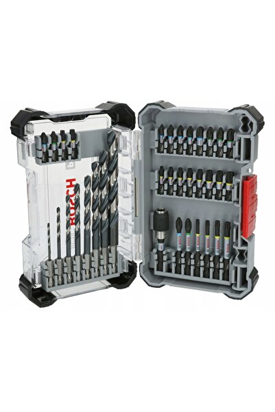 NO BRAND Set 35 biți și burghie de impact metalice Bosch Pro în cutie