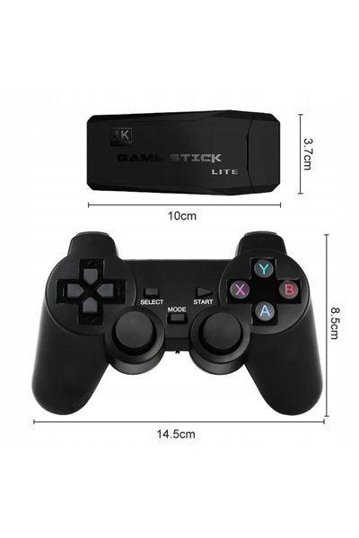 iLogic CONSOLE DE JOCURI TV RETRO CU PORT HDMI + 2 CONTROLERE + 20.000 DE JOCURI
