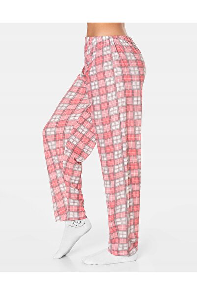 NO BRAND Pijama subțire din bumbac pentru femei, bluză cu mânecă lungă + pant...