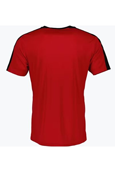 NO BRAND Tricou cu dungi imprimate Negru Roșu Hummel 140