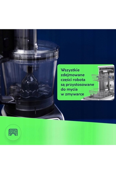 NO BRAND Robot de bucătărie multifuncțional Mpm Mrk-27 2000W 12W1 Răzătoare Mat