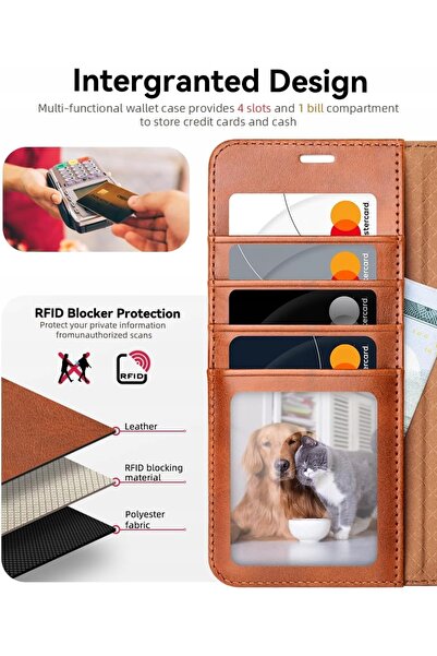 NO BRAND Husă flip din piele Ocase pentru Samsung Galaxy S25 Plus, cu protecț...