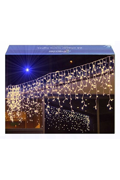 NO BRAND Sople 300 Lumini LED tip perdea de exterior IP44 Alb cald + Alb rece...