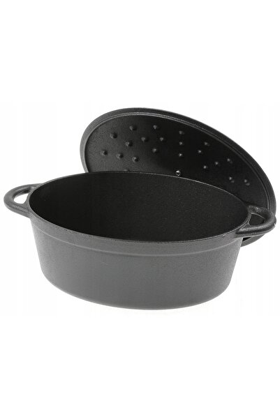 NO BRAND Garner Oțel Inoxidabil 29cm 4,6L Pentru Cuptor, Inducție și Gaz