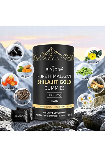 NO BRAND Shilajit pur din Himalaya, bogat în ashwagandha, goulshura și acid f...