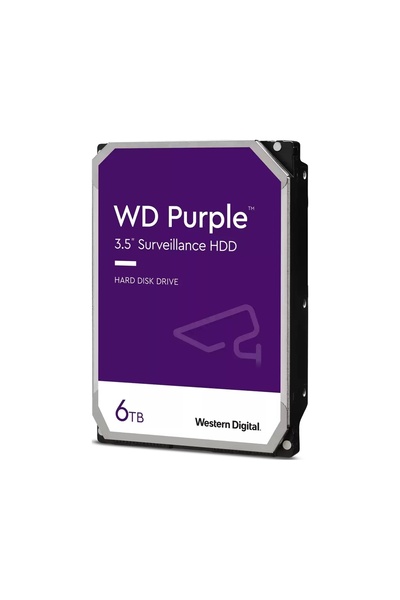 WD HDD Purple 6TB 3.5 " SATA III 256MB Disc de supraveghere WD63Purz