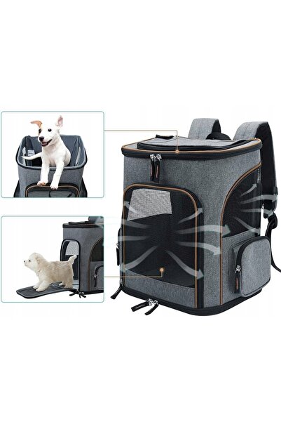 NO BRAND Rucsac ZooLandia 35 cm x 28 cm x 44 cm gri