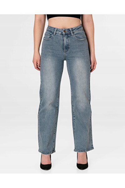 NO BRAND Blugi de damă Sweden Pants cu picior larg și lejer 9236 S