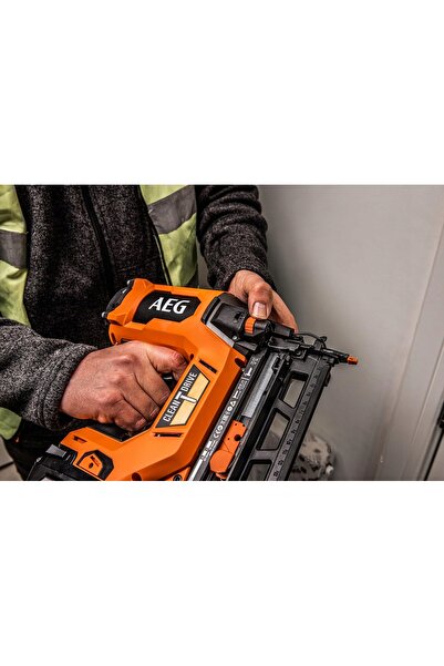 NO BRAND Pistol de bătut cuie fără fir, fără perii, 18V, 16g, B18Bn16-0 Aeg