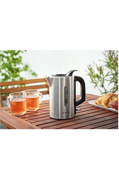 NO BRAND Fierbător electric Sencor 0.5L 1100W Argintiu/Gri cu bază rotativă
